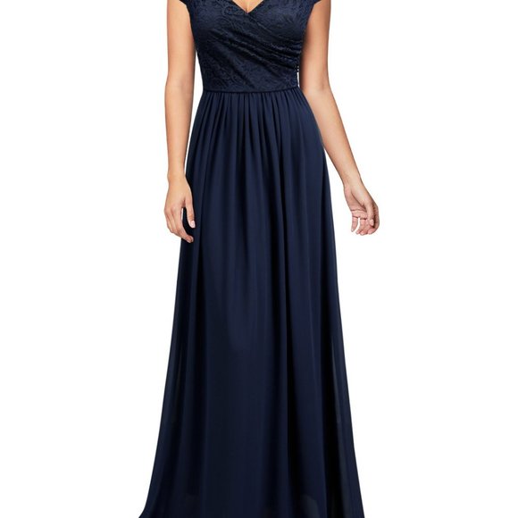 NWT Women's off-shoulder Maxi Dress - Picture 4 of 9